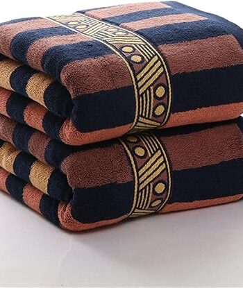 Striped Cotton Sports and Bathroom Towel