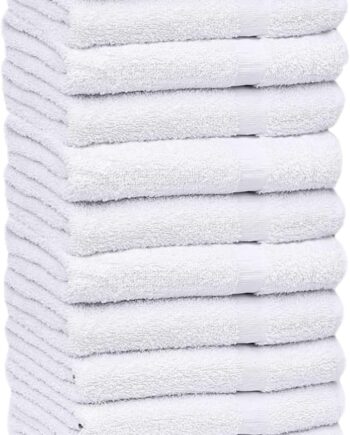 White Economy Hand Towels (12 pieces)