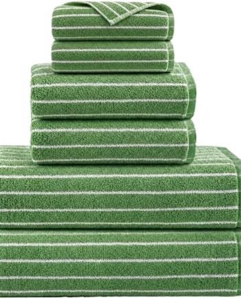 Striped Absorbent Cotton Towel Set