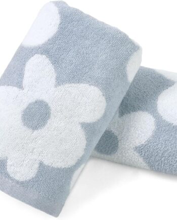 Daisy Print Hand Towels (2 pieces)