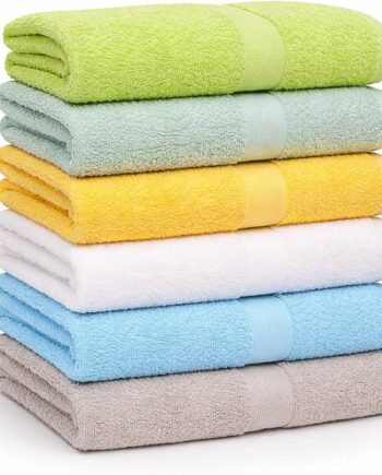 Soft and lightweight towel 6-piece set