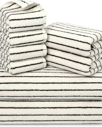Soft Striped Absorbent Washcloths
