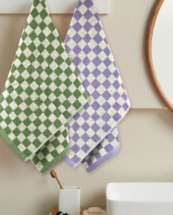 Checkerboard Hand Towels (4 pieces)