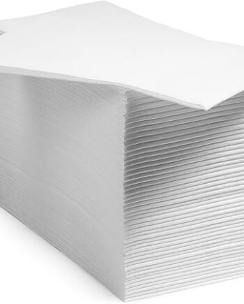 300-Pack Disposable Linen-Feel Guest Towels