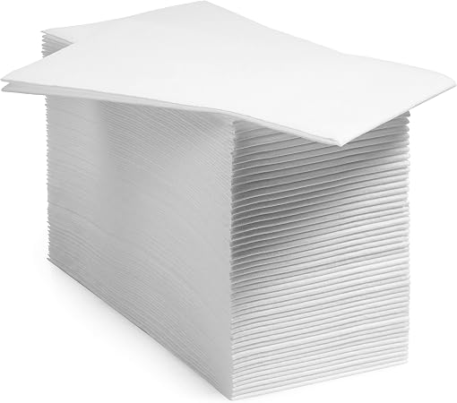 300-Pack Disposable Linen-Feel Guest Towels