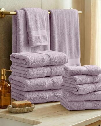 Heavyweight Egyptian Cotton Absorbent Towel Set
