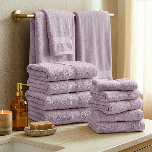 Heavyweight Egyptian Cotton Absorbent Towel Set